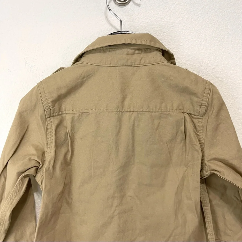 BabyGap- Khaki Woven Button Down Shirt Size 2T_4